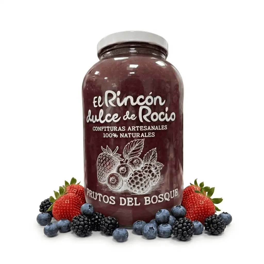 Mermelada frutos del bosque para hostelería tarro grande 4kg