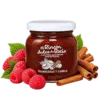 Mermelada artesanal de frambuesa y canela